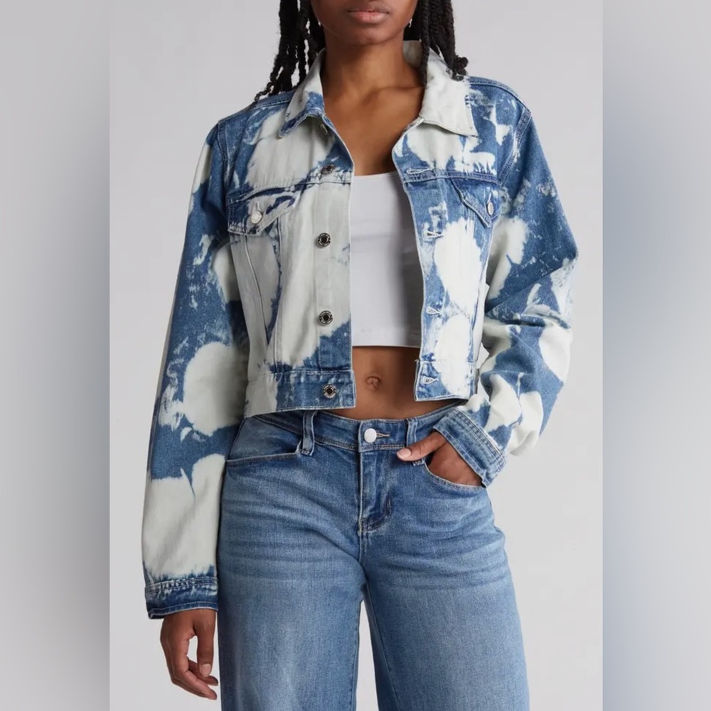 Brand New with tag. Denim Tie Dye jacket size M